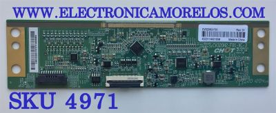 T-CON PARA TV INSIGNIA / NUMERO DE PARTE CV320H2-F01 / 3MXCB32001 / CV320H2-F01-XC-3 / 4320114K01058 / PANEL TPT320B5-H2F01.D REV:S01E / MODELO NS-32DF310NA19